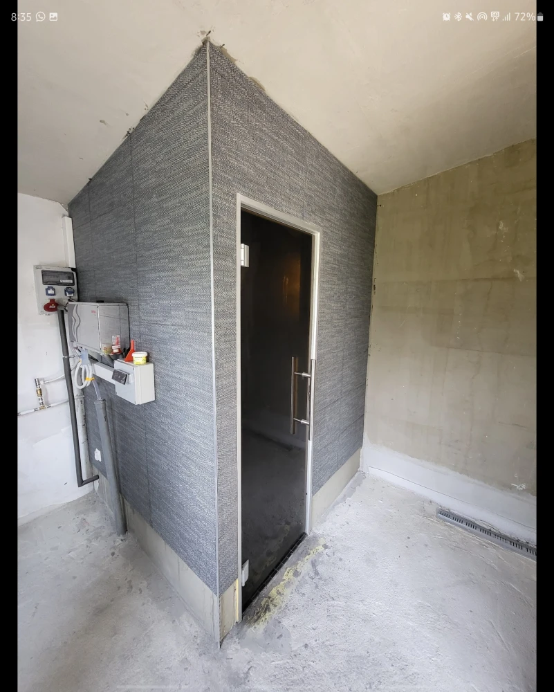 Parná sauna v rodinnom dome