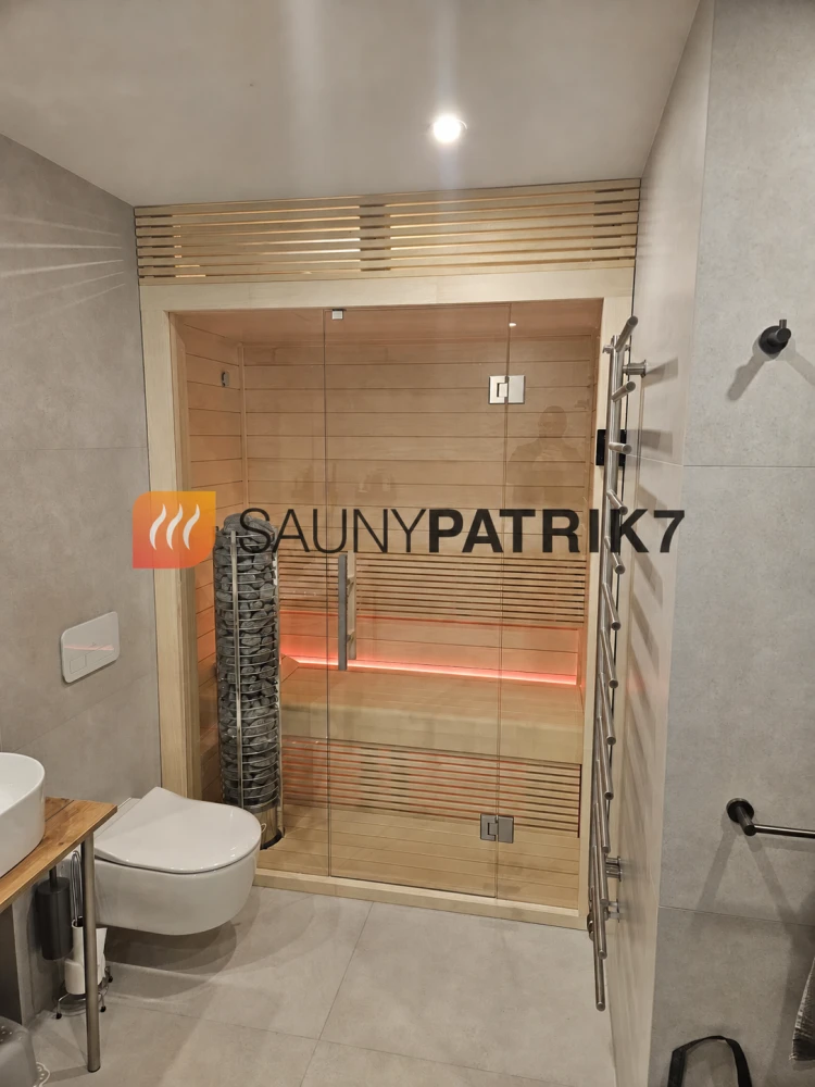 Fínska sauna v kúpeľni