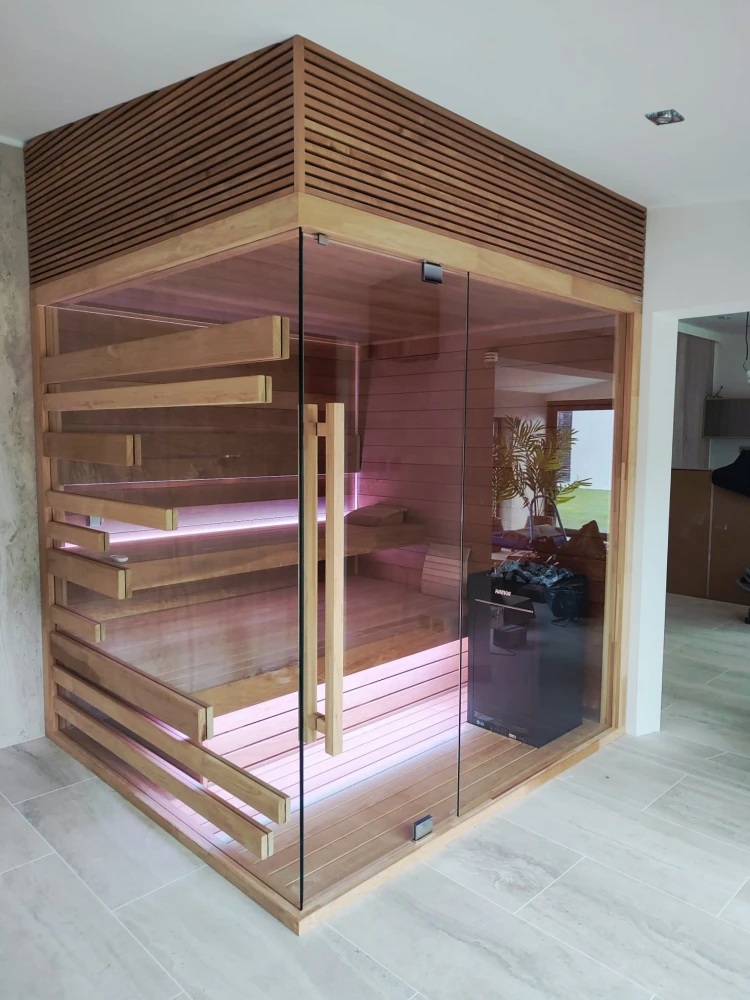 Dizajnová fínska sauna