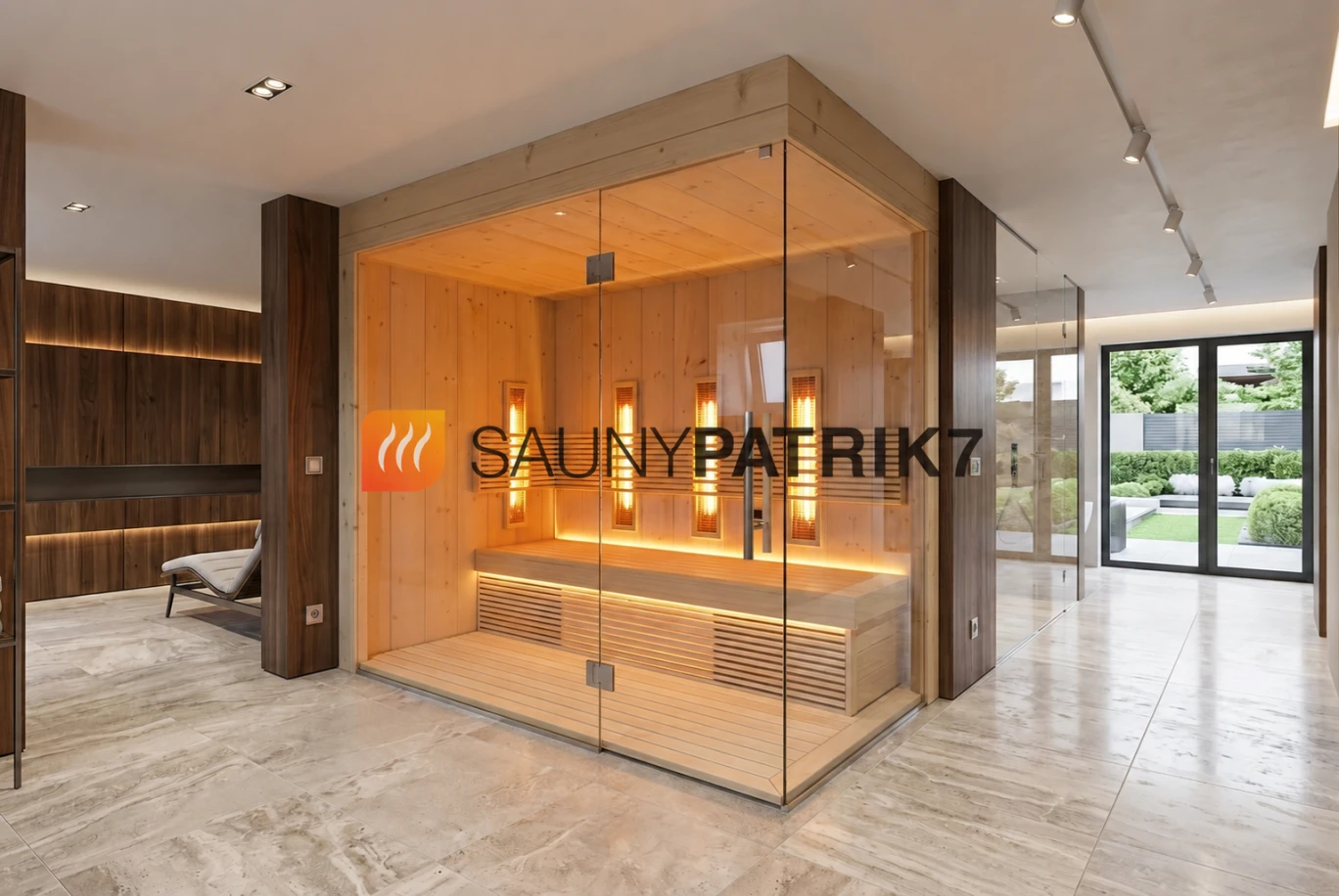 Luxury infrared sauna