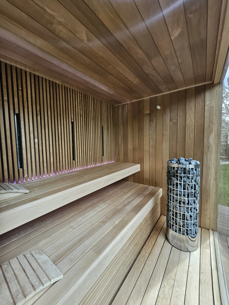 Designer combined sauna