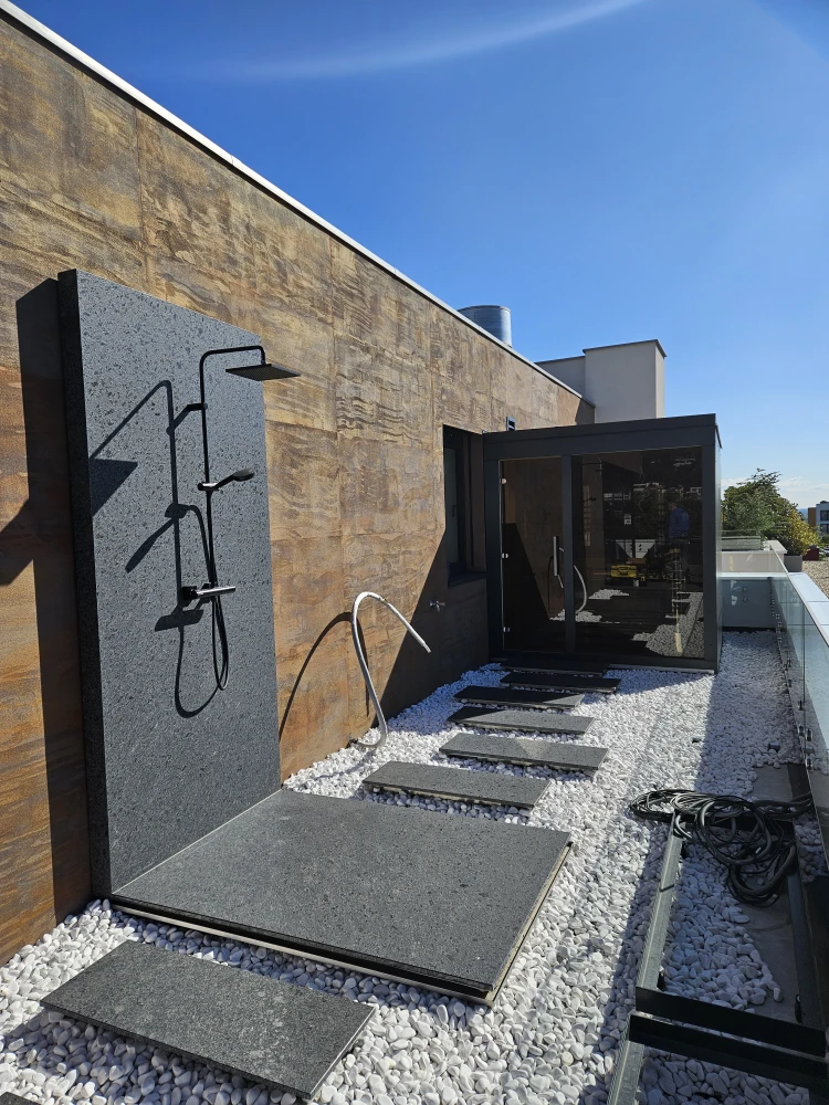 FUNDERMAX outdoor sauna
