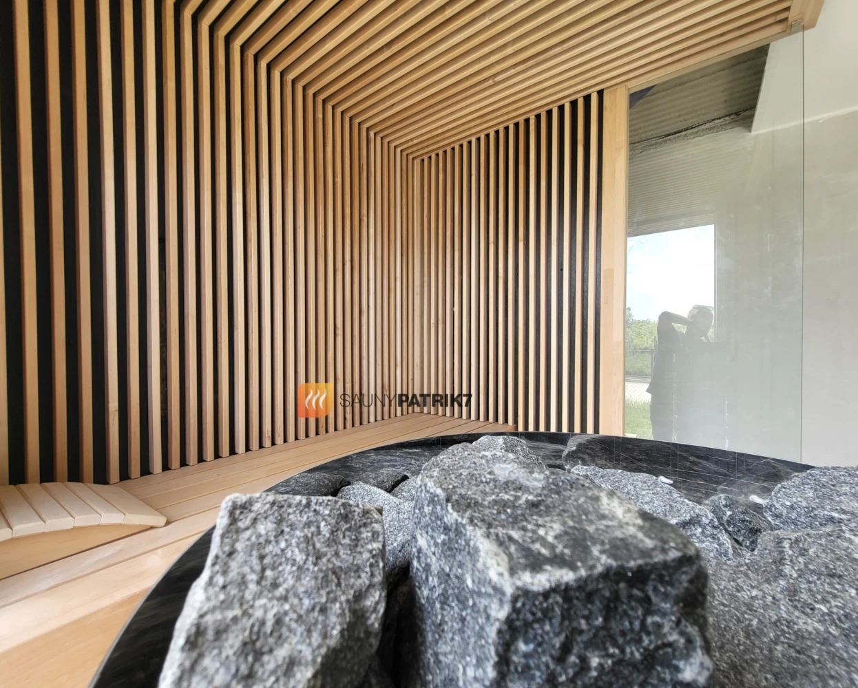 Dizajnová fínska sauna