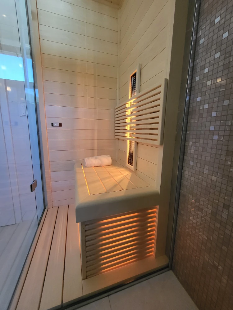Designer infrared sauna