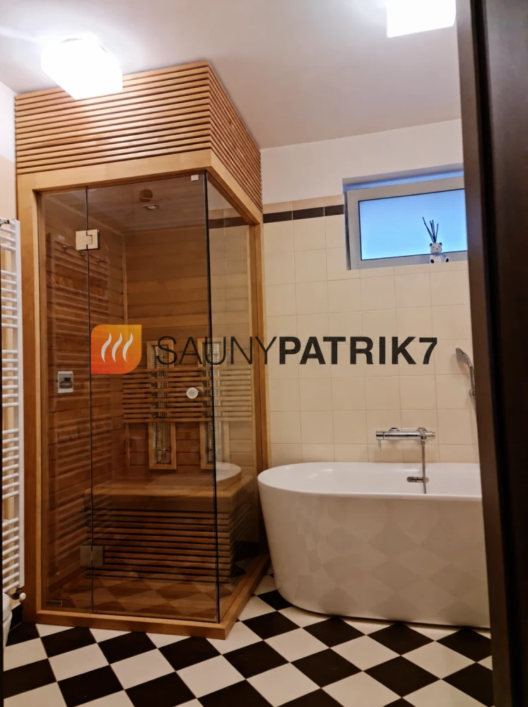 Infra sauna v kúpeľni